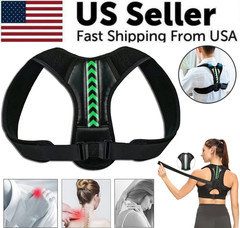 Shoulder Support Adjustable Back Pain Support Posture Corrector Brace Belt Strap