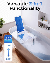 Electric Chair Lift – Floor Lift for Elderly Falls, Support up to 308 LB, IPX8 W