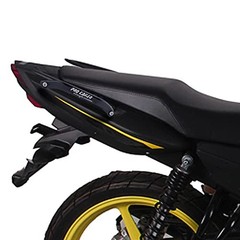 PRO CAKNE Motorcycle Rear Grab Handle Bar Aluminum Rear Seat Rail Kit black