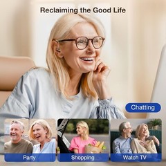 Hearing Aids for Seniors Rechargeable with Noise Cancelling Amplifier 5 Levels