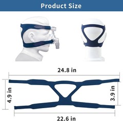 Universal Headgear Replacement Strap for Resmed/Philips Breathing Machine Gen…