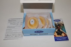 16 Nu-Hope Deep Convex Ostomy Pouches & Skin Barrier Med Oval Foam Drainable