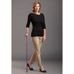 Switch Sticks Viking Print Aluminum Folding Cane 32 to 37 Inch Height