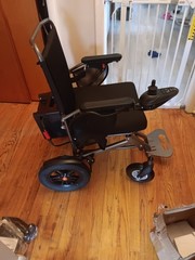 Lightweight Electric Wheelchair 20Ah Removable Battery