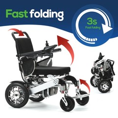New Intelligent Foldable Electric Wheelchair All Terrain Mobility Scooter