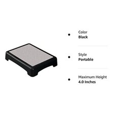 Non-Slip Indoor/Outdoor 4 Inch Height Mobility Platform Step