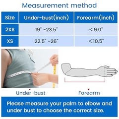 Kids Arm Sling Shoulder Immobilizer with XX-Small Kids Mesh Version-Right Hand