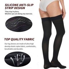 Full Leg Brace Thigh High Compression Socks Pain Relief Support Stockings Unisex