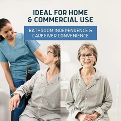 Lunderg Commode Liners – Value Pack 100 Count Universal Fit – Medical Grade Beds