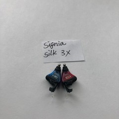 Signia Silk Ready Fit 3x for mild to moderate hearing losses PARTS ONLY SEE DISC