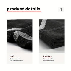 1 Pair Compression Calf Sleeves Breathable Nylon Blend Supportive Design for Run