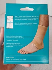 Family Wellness Ankle Support not made with natural rubber latex 1 Ancle Support