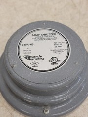 Edwards-Signaling Buzzer 120VAC 0.050A Gray 340A-N5