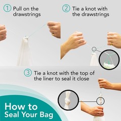 Men’s Urinal Absorbent Bags, 20 count