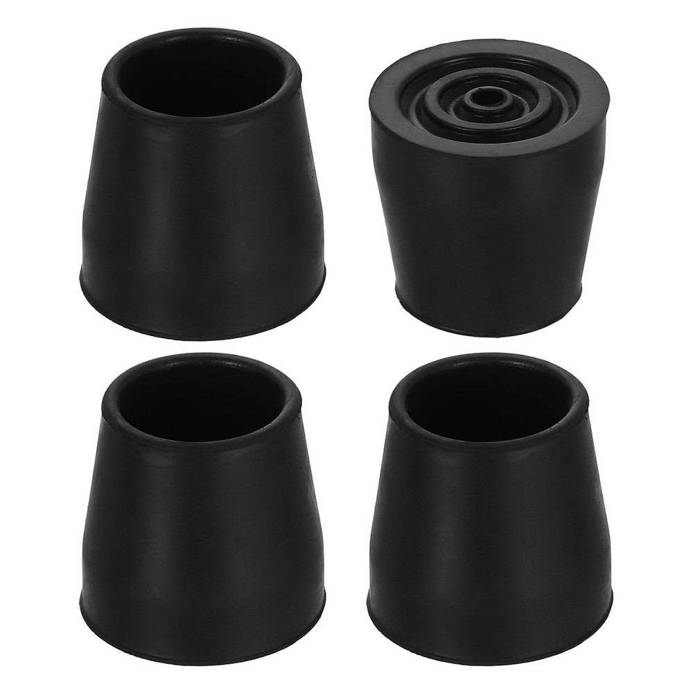 4Pcs 1-3/32″ ID Replacement Feet for Shower Chair Bath Seat, Black