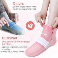 SuzziPad Cold Therapy Socks and Gloves for Chemotherapy Small Pink