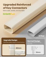 Growthfun Foldable Bed Rail For Toddlers 59In Reinforced Carbon Steel