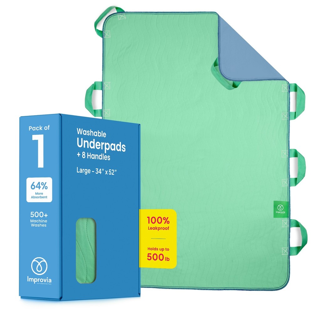 Pack of 1 Positing Underpads – 34″ x 52″ – Large
