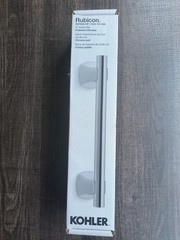 KOHLER Rubicon 9 in. Bathroom Grab Bar in Polished chrome – ADA Compliant