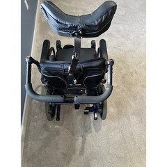 .Quickie Iris Tilt Wheelchair Space Modular Adult Blue Medical Tilt Rehab