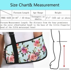 Arm Sling for Broken Arm Torn Rotator Cuff Shoulder Elbow Wrist injury Printe…