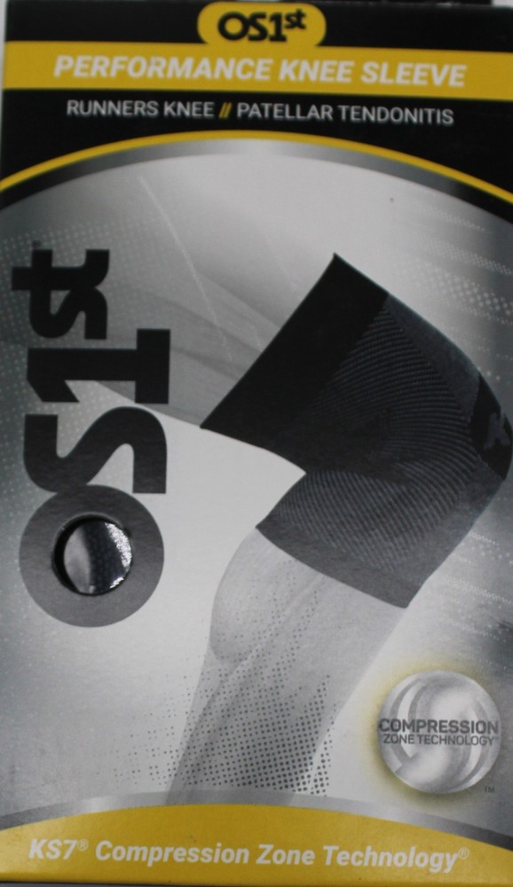 OS1st KS7 Performance Knee Sleeve (XX-Large Black) NEW WITH BOX FREE SHIPPING