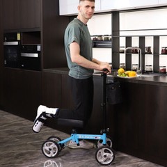 ELENKER Deluxe Knee Scooter Walker Walking For Ankle Foot Injured US Medical Aid