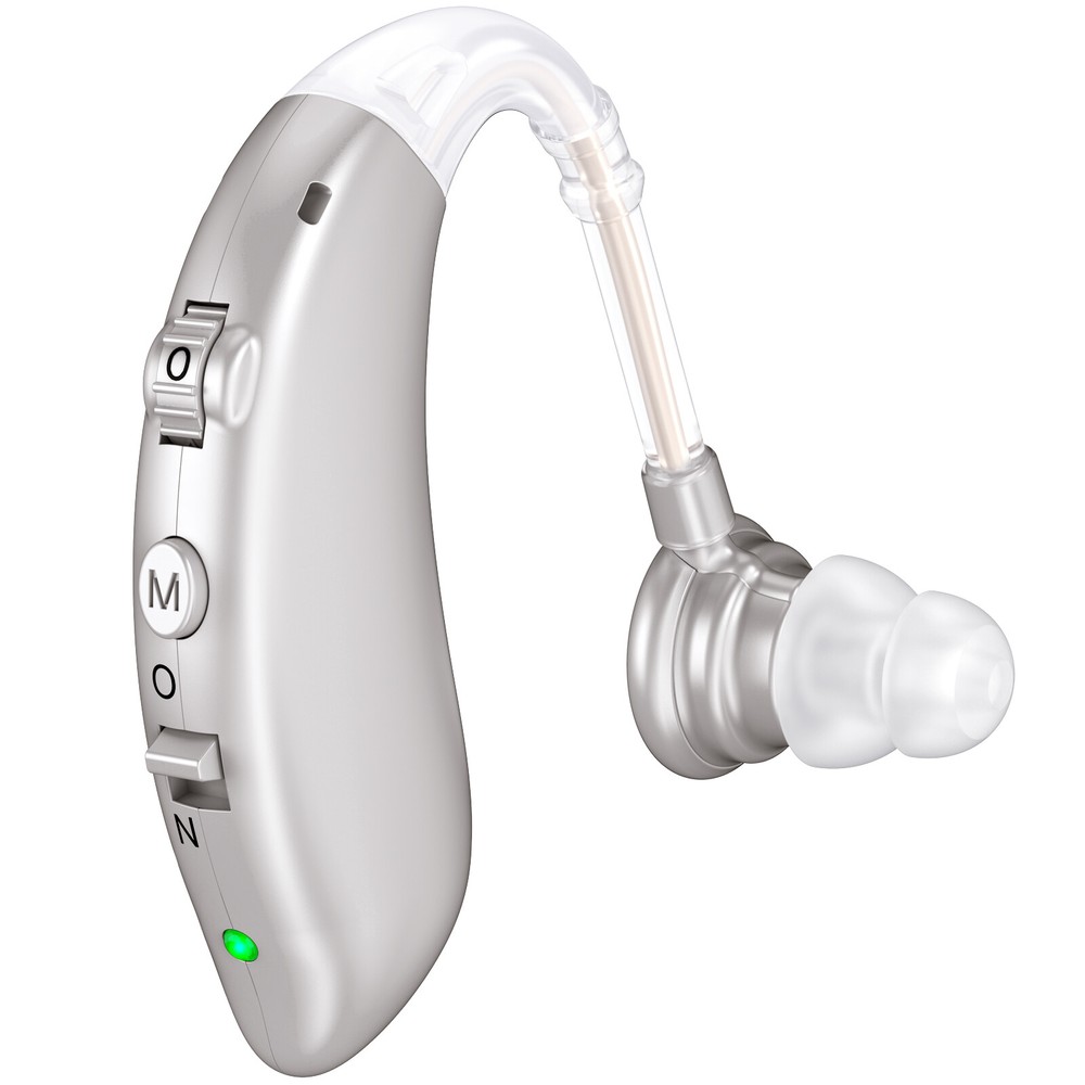 1PCS Rechargeable Digital Hearing Aids Behind The Ear Invisible Sound Amplifiers