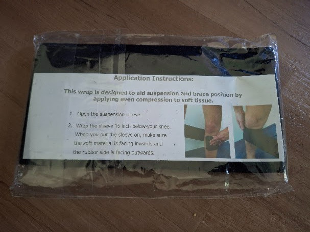 Easy Wrap EW-1 Leg Wrap – One Size, Latex Free L2397 NS-7A46 Black New in Pkg