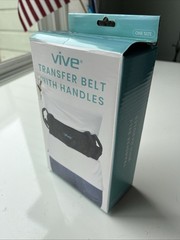 Vive Transfer Belt w/ Handles RHB1011N Patient Assist Gait Belt Open Box