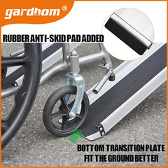 1Pair 7FT Adjustable Wheelchair Ramp 84″ L X 7.4″ W Telescopic Ramps for Wheelch