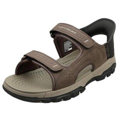 Men’s USA Tresmen – Reece Two Strap Open Toe Slip-Ins Sandal 10 Choc