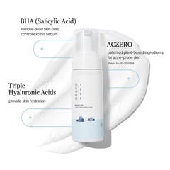 Round Lab 1025 Dokdo Bubble Foam Cleanser Gentle Face Wash For Sensitive Skin