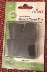 Cane Tips Four – Small 1/2in NOVA 50012 – New