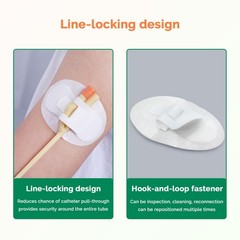 Foley Catheter Stabilization Device 20Pcs Urinary Leg Bag Legband Catheter Tu…