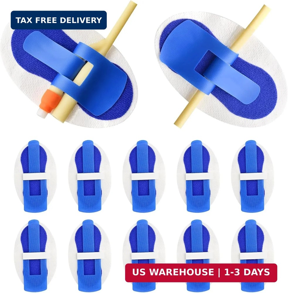10Pcs Foley Catheter Stabilization Device, Urinary Leg Bag Catheter Tube Holder,