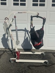 Best Care Patient Lift, Power, Folding, 400 Lb. Capacity With Sling