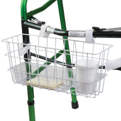 Walker Basket with Removable Liner and Cup Holder Lightweight Phone Food Storage