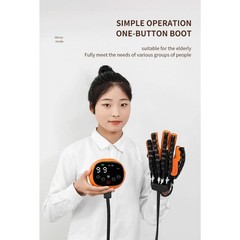 Robotic Hand Training Glove Heated Rechargeable Voice Control Individual Finger