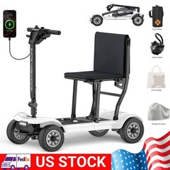 35LBS Folding Electric Mobility Scooter Wheelchair 270W Lightweight Travel 300lb