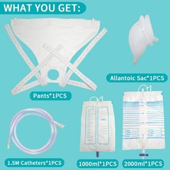 Urine Collection Bag Wearable Urinal for Men Portable Male Urine Collection Bag