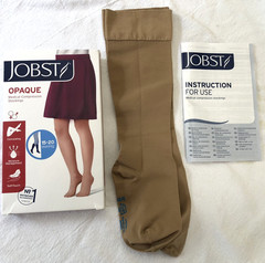 JOBST Opaque Compression Stockings 15-20 mmHg Natural Beige Medium Soft Touch