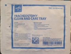 MEDLINE TRACHEOSTOMY CLEAN AND CARE TRAY KIT – DYND40582 – QTY 6