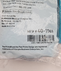 2 Pair McKesson Bariatric Slipper Socks Skid-Resistant Teal One Size Fits Most