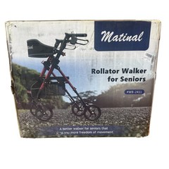 Walkers for Seniors with seat, Rollator Walker with Seat