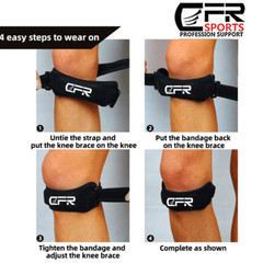 Patella Strap Knee Brace Support Arthritis Running Basketball Meniscus Sports HG