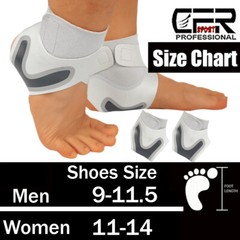 Compression Ankle Arch Support Brace Planter Fasciitis Pain Relief Foot Wrap CFR