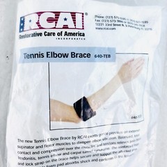 RCAI Tennis Elbow Brace 640-TEB, Medium 10″-12″ Black