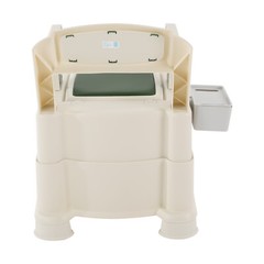 Floor Standing Bedside Commode Portable Toilet w/ Sensor Light 200kg/440.92lbs