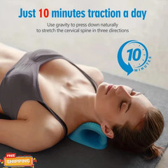 Neck Stretcher Cervical Traction Device Pillow for Neck Pain Relief Support